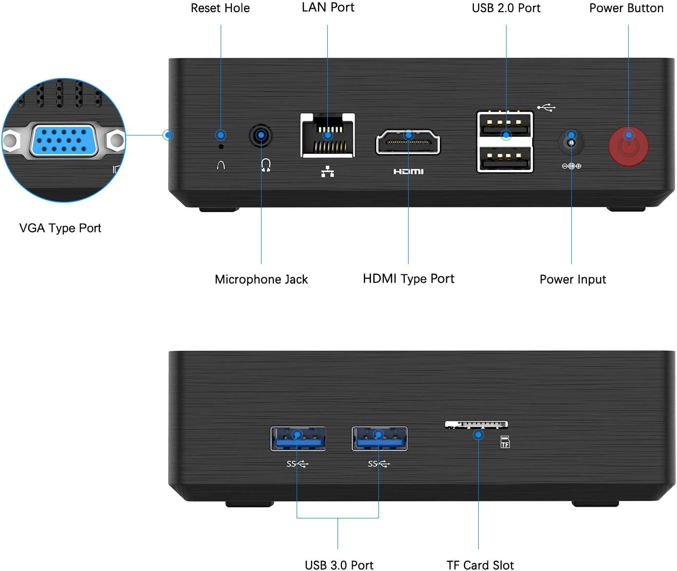 Top Brands Mini PC Quad-Core Pentium Processor J3710 (up to 2.64GHz) 4G DDR3/128GB SSD HDMI/VGA Dual Display with Cooling System 4X USB Ports BT4.2 Dual WiFi Exclusive Discount 80% Offer Mini PC Quad-Core Pentium Processor J3710 (up to 2.64GHz) 4G DDR3/128GB SSD HDMI/VGA Dual Display with Cooling System 4X USB Ports BT4.2 Dual WiFi