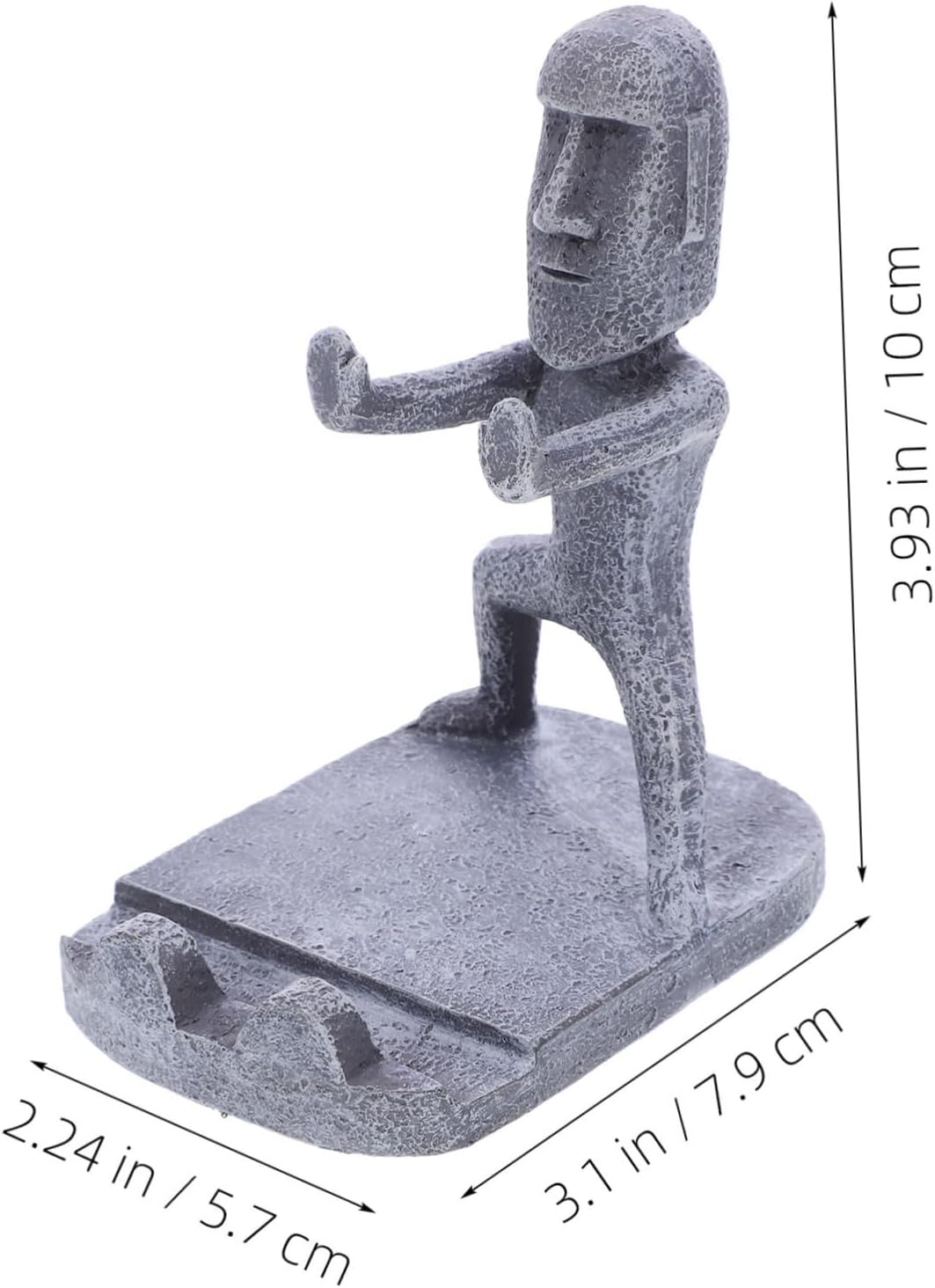Moai Shaped Resin Cellphone Stand Holder for Smartphone Xmas image 2