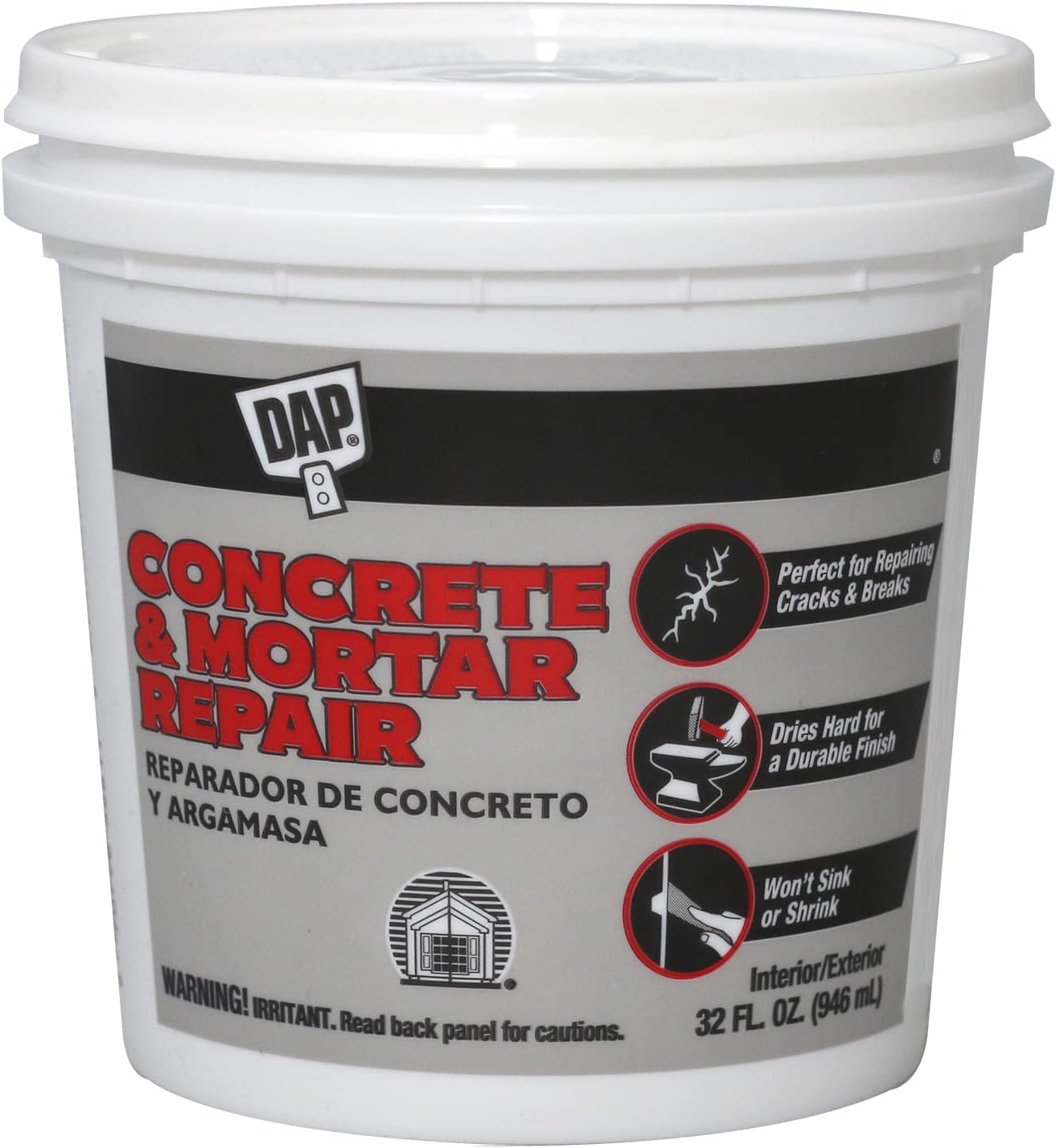 Pre-Mixed Concrete Patch,2 PACK