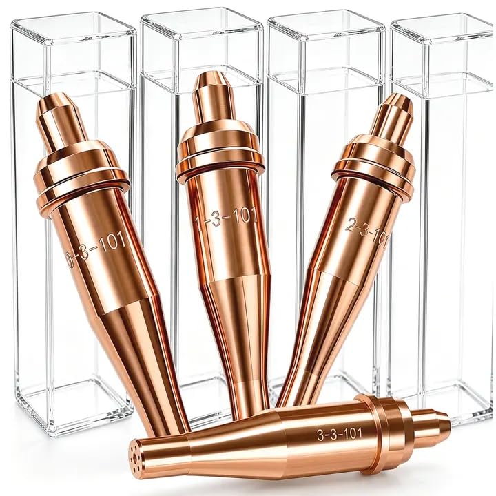 1-101 Acetylene Cutting Torch Tips Size 0-3 for Victor Cutting Torch Kit