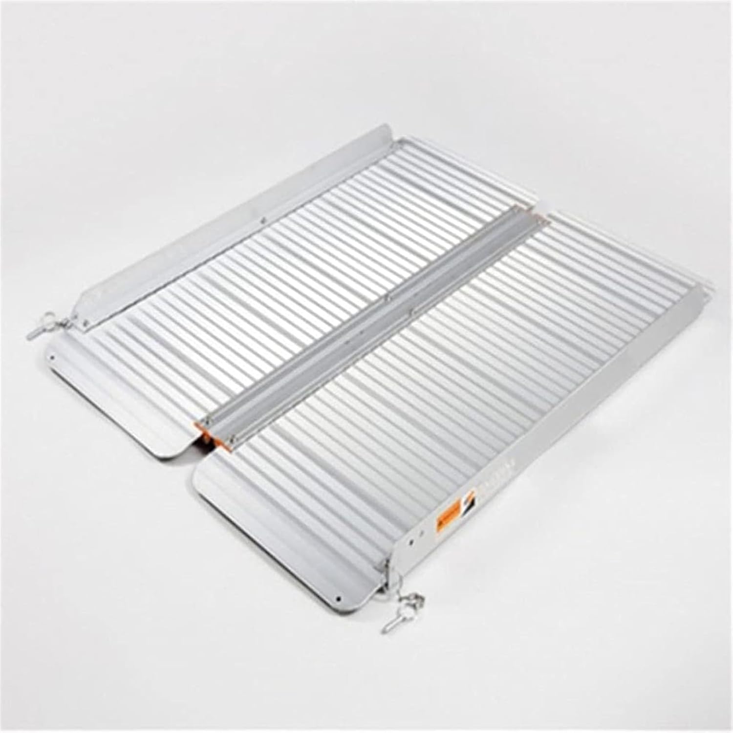 GUENZO Threshold Ramp, Portable Entrance Ramp, Threshold Scooter Ramp Aluminum Alloy Folding Ramp for Stairs Steps, Strong Bearing Capacity(90x72cm)