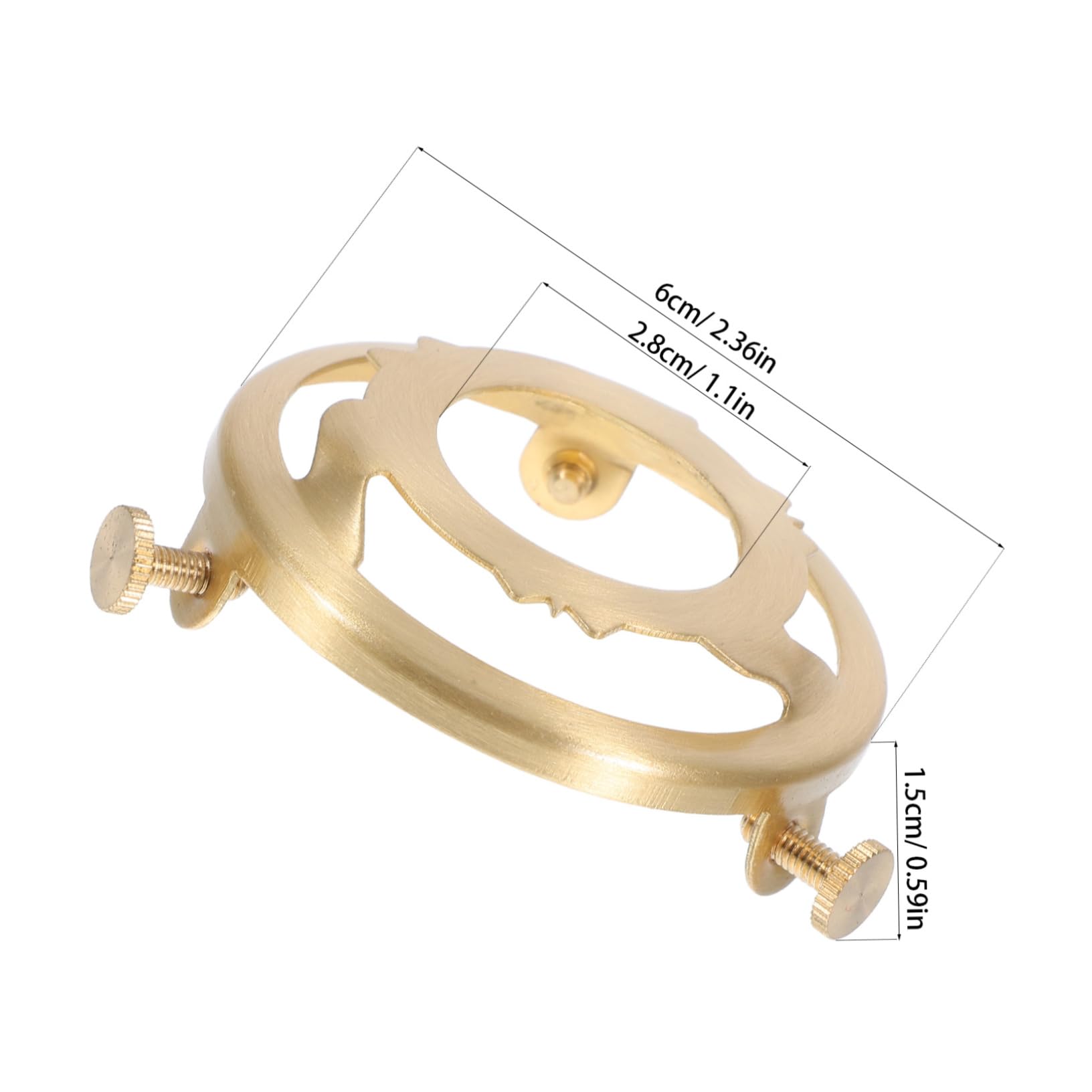 BESPORTBLE Pure Copper Lamp Holder Bracket Replacement Lampshade Holder Secure Fixation for Light Fixtures