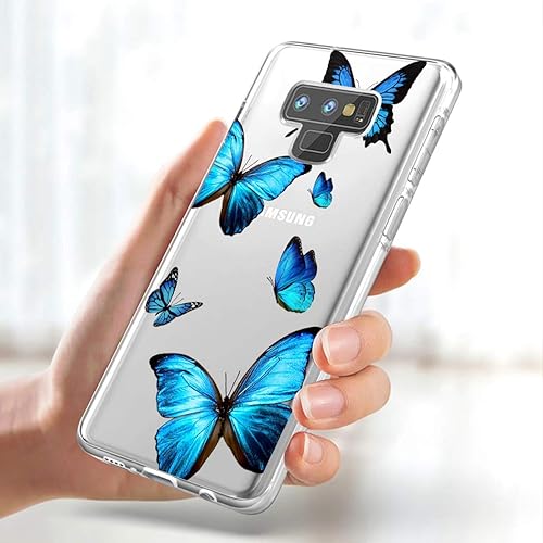 Miniatura 5 de Funda transparente compatible con Galaxy Note 9, Samsung Note 9 para niñas y mujeres, bonita funda protectora de TPU suave a prueba de golpes para