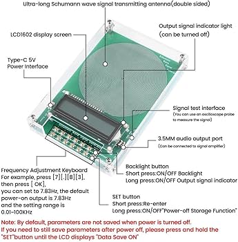 Lhnjimrsy Custom Frequency Generator V2, 7.83Hz SchumannWave