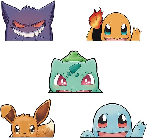 Uisky AA Calcomanías de vinilo de anime para automóvil, impermeables, divertidas calcomanías de parachoques para automóvil, calcomanías de ventanas