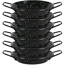 Sartenes Y Cazuelas Para Induccion Paellera Con Asas/Cazuela Mini/Paellera 15cm Antiadherentes/Cazuela Inducción / (Pack 6) Sartén para cocina