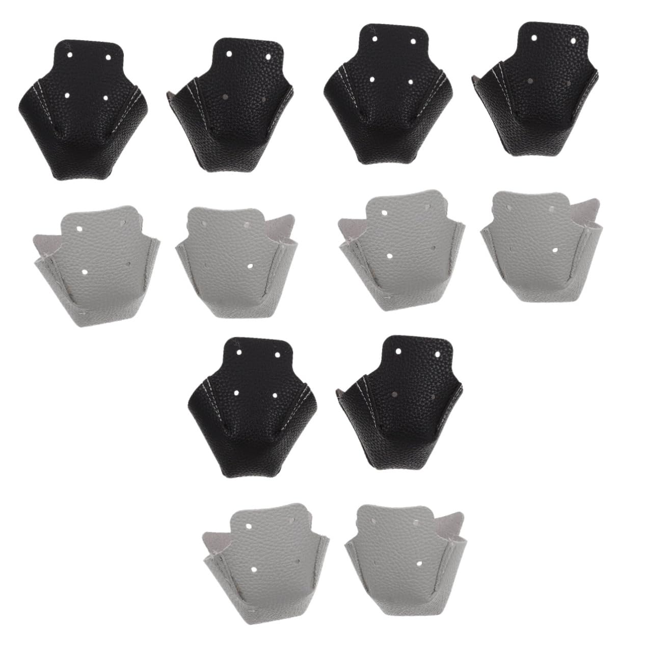 Kisangel Botas De Skate Rodillos Scooter Equipo De Protección para Patines Puntera Patines Patineta Ruedas Cubrepunteras De Patines De Cuero Puntera para Patines Black