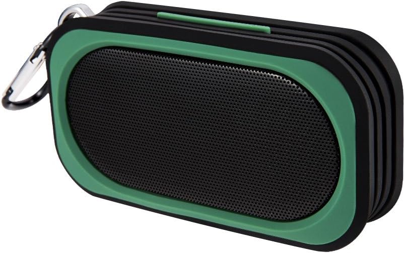 Portable Waterproof Wireless Speakers, Mini Wireless Shower Speaker, IP67 Outdoor Wireless Speakers With Built-in Microphone for Calls for iPhone, iPod, iPad, Samsung, LG and Other BT Devices (Green)