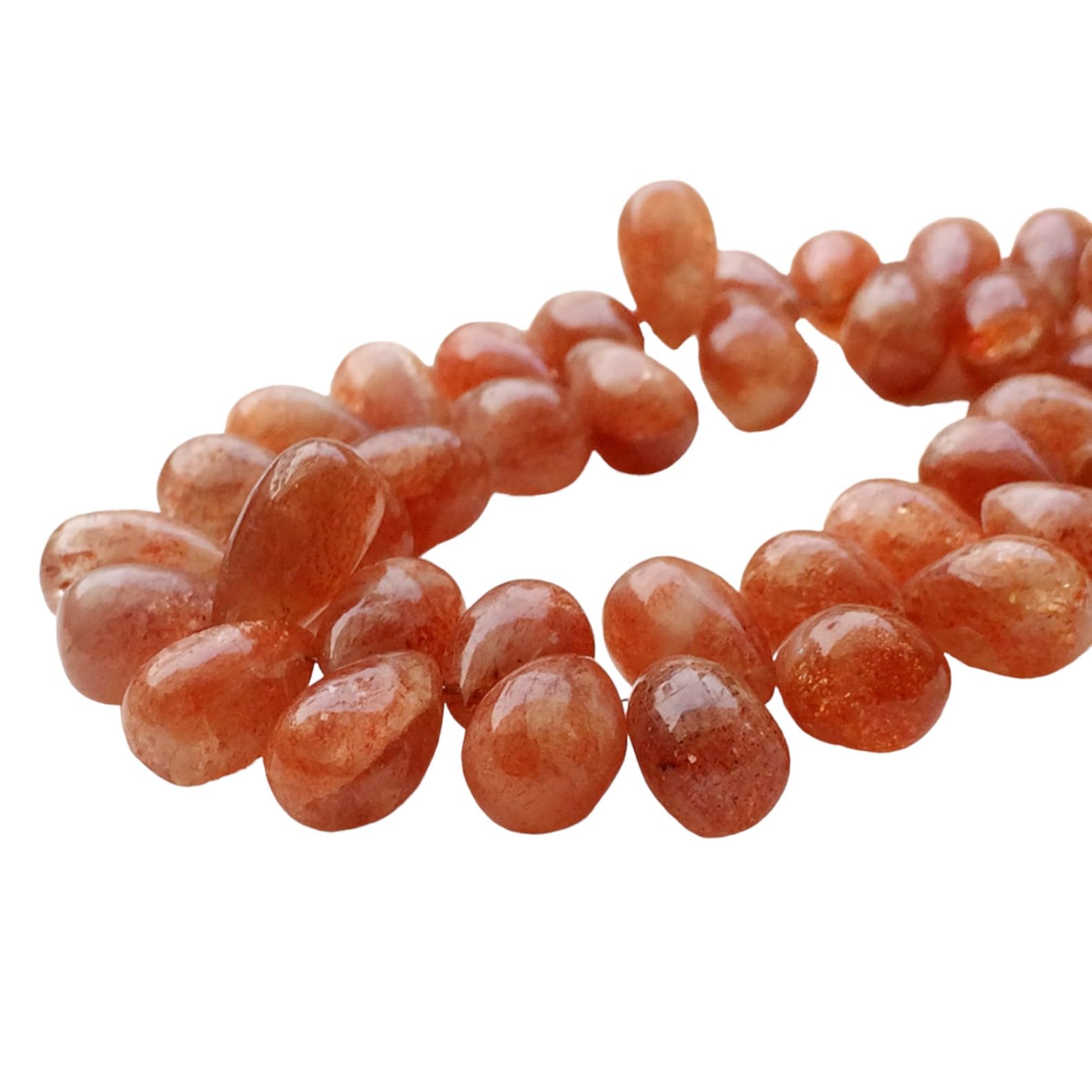 Pierre de soleil gouttes de larmes pour réparer et personnaliser vos bijoux fétiches