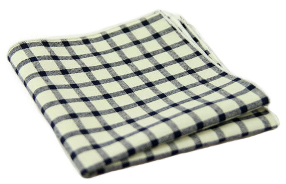 Flairs New York Gentleman's Essentials Weekend Casual White Pocket Square