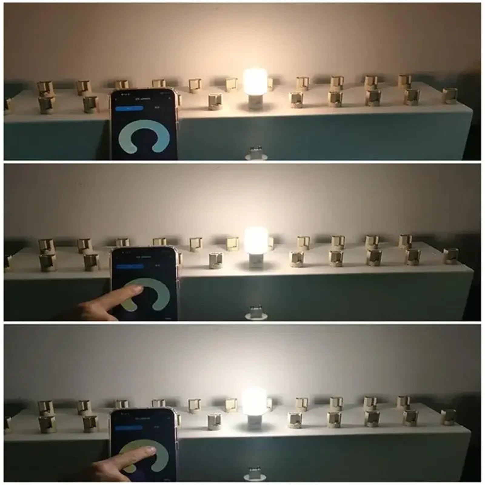 Cebula kukurydziana 2 Szt. G9 Ściemnialna Inteligentna Lampa WiFi 6W Żarówka LED 220~240V Obsługa Sterowania Głosowego,do lampy sufitowej