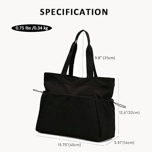 Miniatura 4 de Yoga Bags for Women Gym Tote Bag with Adjustable Mat Holder Yoga Mat Carrier Shoulder Bags for Workout Pilates Travel Beach Work Shop