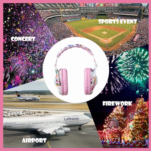 PROTEAR SNR 28 dB Kids Ear Protection Ear Muffs,Ideal Hearing Protectors for Noise Sensitivity Children under Fireworks,Travel - Image 4