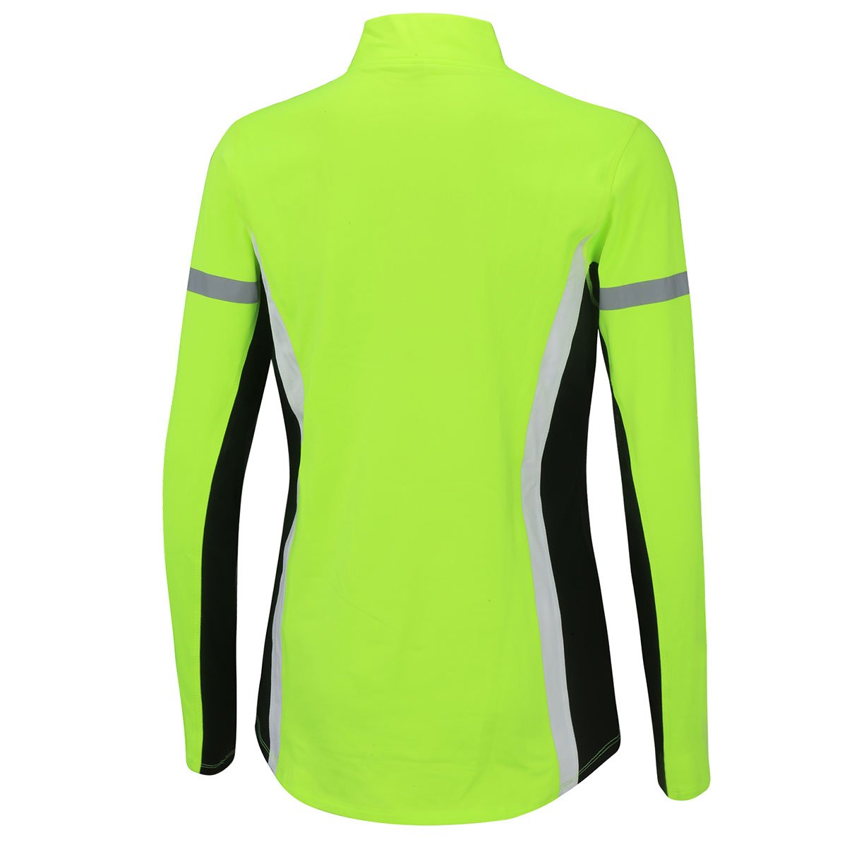 Airtracks Herren Winter Funktions Laufshirt Langarm - Thermo Running Sweatshirt - Fleece T-Shirt - Warm - Winddicht - Atmungsaktiv - Reflektoren