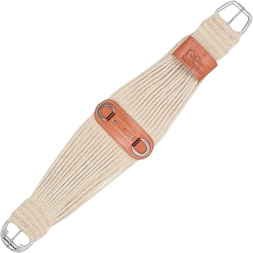 Miniatura 3 de Classic Equine Cincha Recta 31 Strand Mohair Alpaca Negro -,Alpaca,Natural,Natura/Negro,Turquesa/Negro,Negro/Natural,raya de alpaca