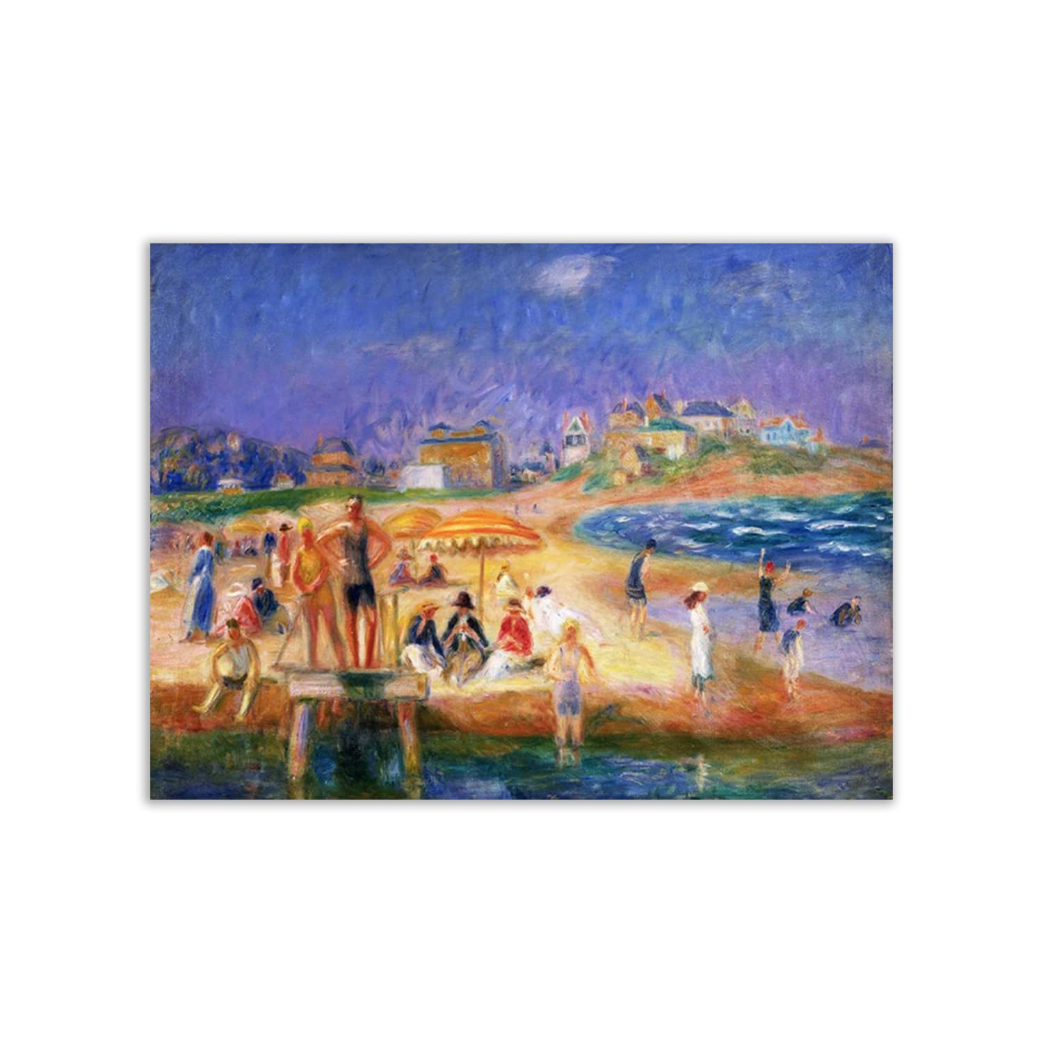 Poster William James Glackens Bass Rocks Gloucester impression papier grande taille 100x75 cm