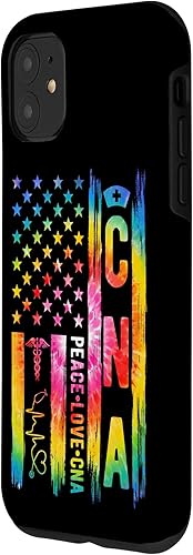 Miniatura 8 de Funda para iPhone 1212 Pro CNA Nurse con certificación de la bandera de Estados Unidos