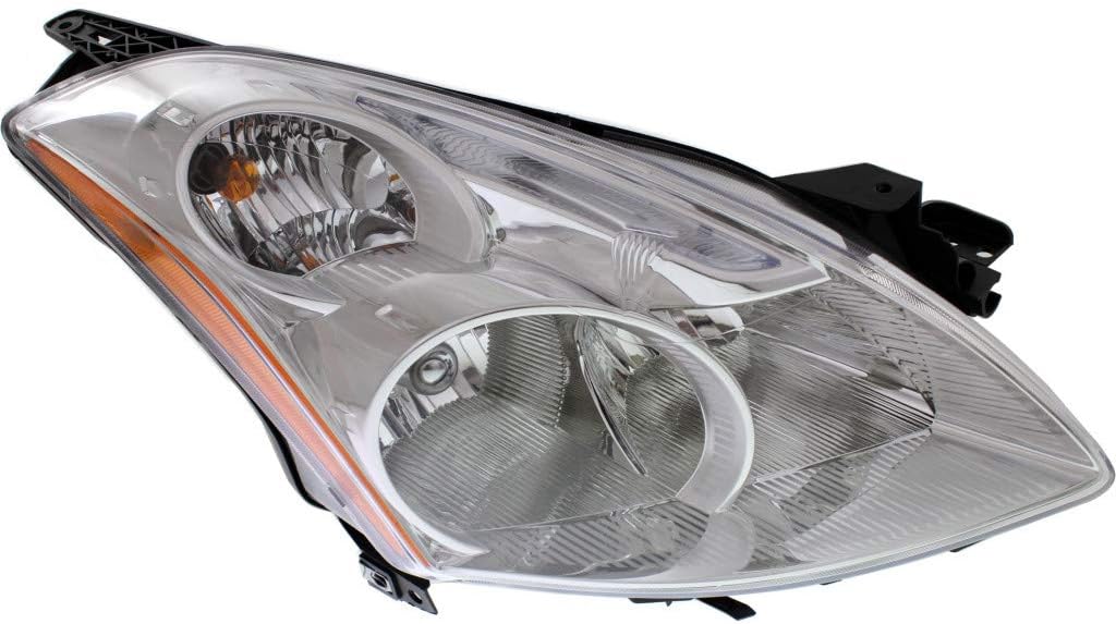 For Nissan Altima Headlight 2010-2012 Passenger Side | HID | DOT Certified Bulbs Included NI2503194-Replaces 26010-ZX20A ;for Sedan