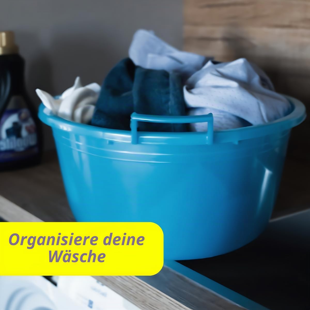 Tomaino Kunststoff-Schüssel, quadratisch, Mehrzweckbehälter (10 l)