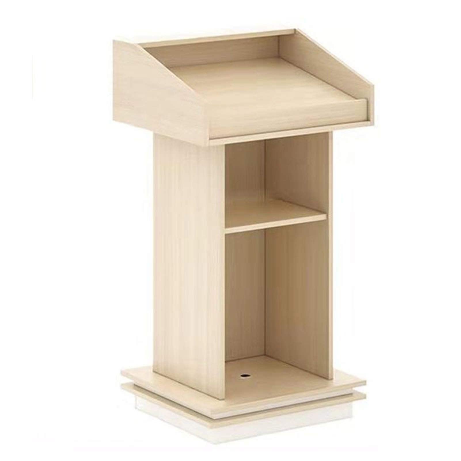 BTZHYLectern Podium Stand, Lectern Podium Stand,Standing Lectern Podium Reception Restaurant Podium Tall Podium for Floor Pulpit Muti-Purpose