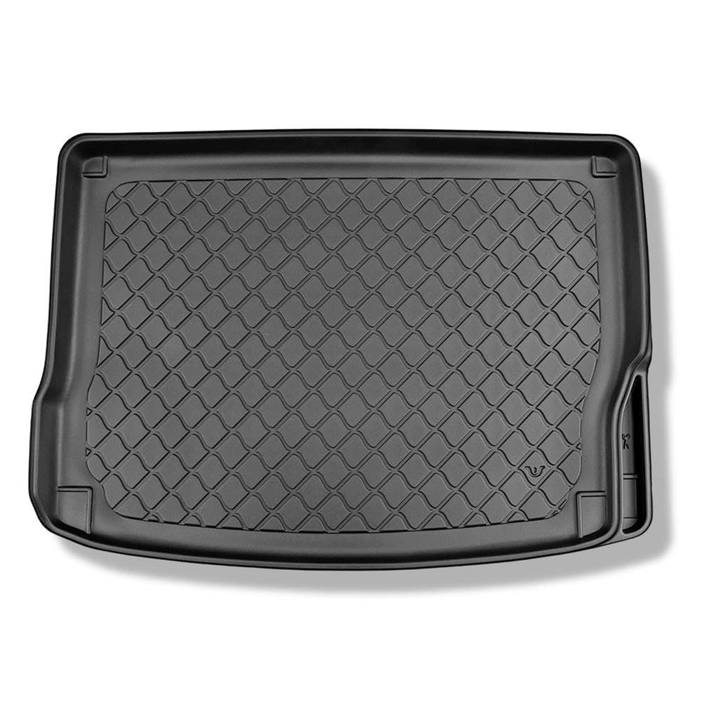Mossa - Kofferraumwanne kompatibel mit Kia NIRO Crossover (2016-2022) G | mit/ohne Subwoofer; oberer Kofferraum (hinter Staufach); rechte Ausbuchtung für PHEV-Batterie