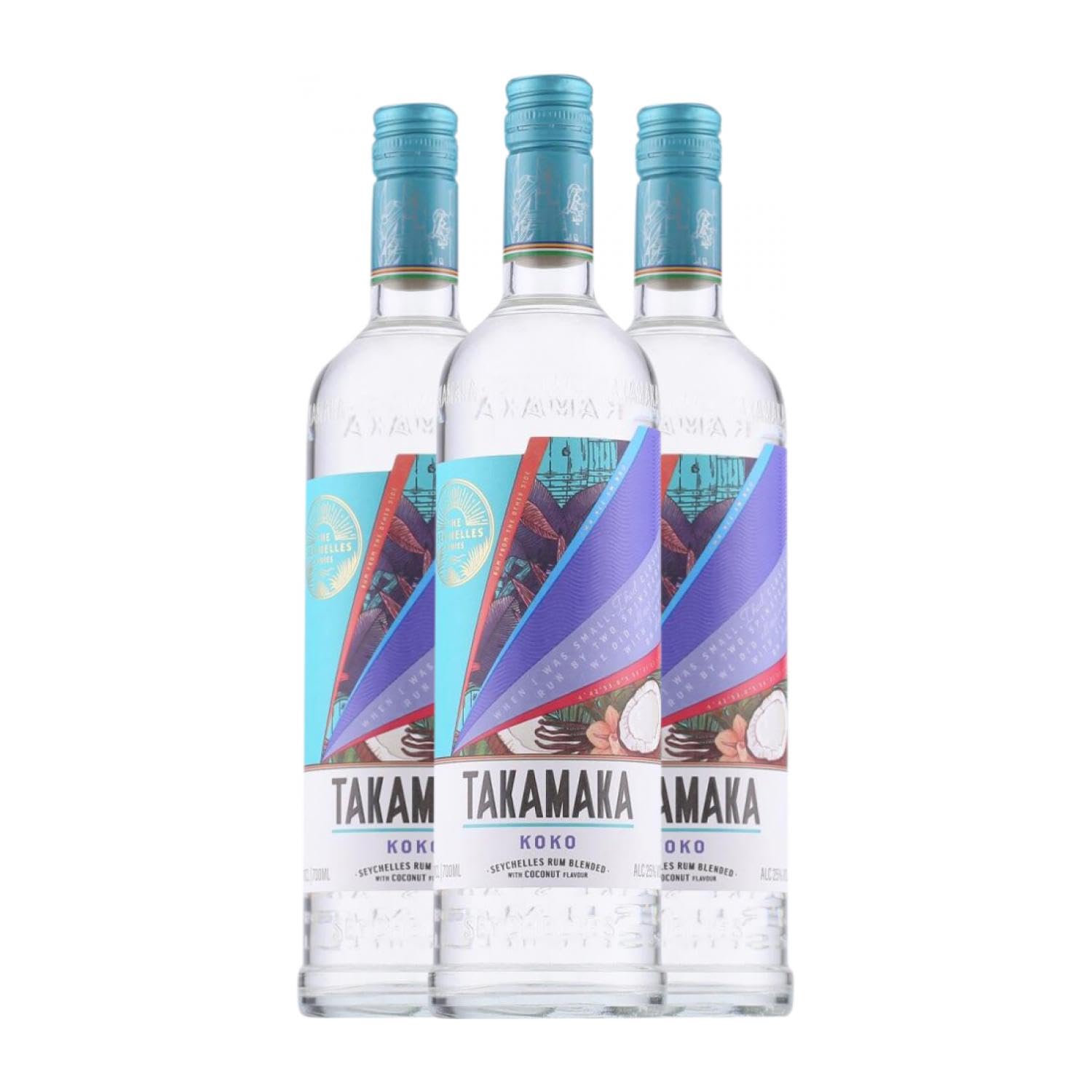 Ron Takamaka Koko 70 cl (Caja de 3 Botellas de 70 cl)