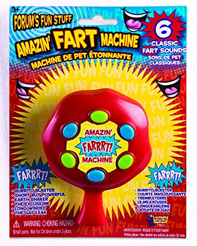 Forum Novelties Amazin' Fart Machine Classic 6 Sounds Noise Maker Whoopee Cushion Joke