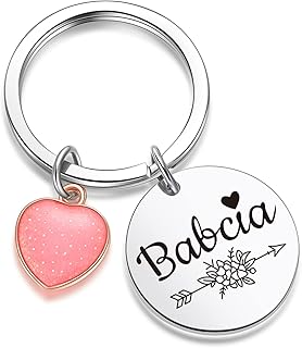 ZNOSVEI Babcia To Be Gift Granny Gift Grandma In Law Inspirational Keychain First Time Babcia Thank You Gift New Grandma Gifts Babcia Keychain Nana Keychain Gigi Gift Mimi Jewelry Babcia To Be Keychain