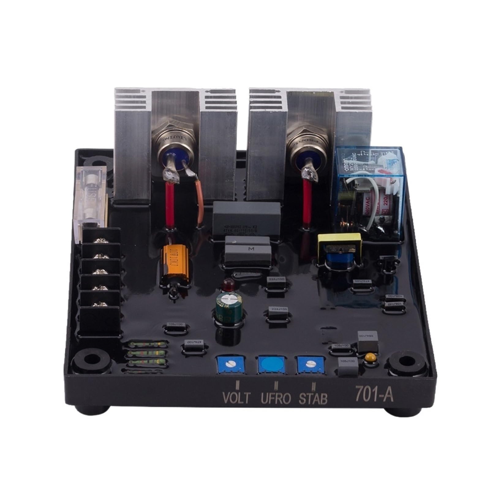 ZXAOMMBEA Universal POW50A 30A AVR Automatic Voltage Regulator For Brushless Generator Stabilizer Control Module Adjuster 50HZ 60HZ