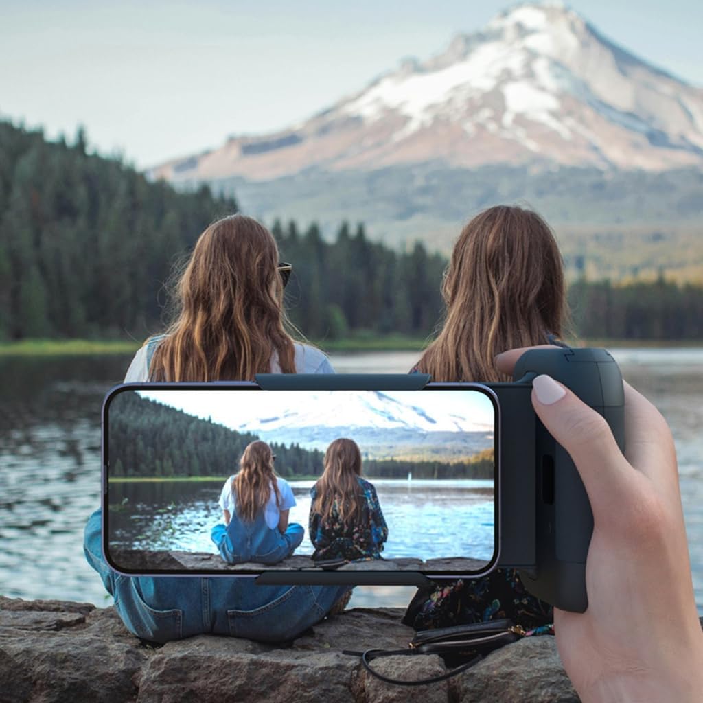 Multiangle Adjustable Phone Bracket with Wireless Shutter Control for Handfree Photos and Video Streaming Easy Portrait