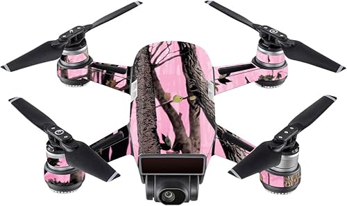 Miniatura 4 de MightySkins Skin compatible con DJI Spark Mini - Camuflaje negro  Funda protectora de vinilo duradera y única  Fácil de aplicar, quitar y cambiar de