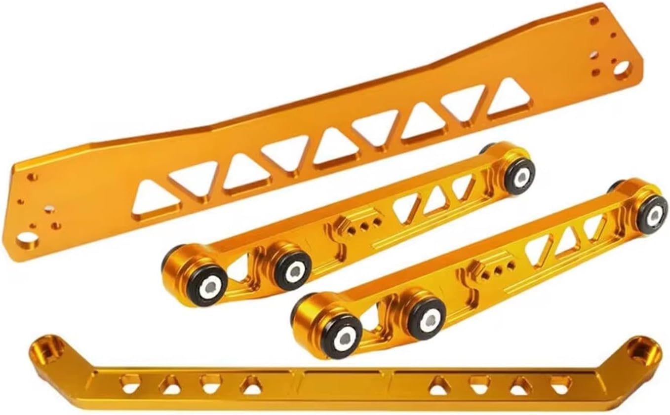 Automotive control arm Parts Supplier Rear Lower Control Arm Subframe Brace Tie Bar Kit Fit For Civic EG 92-95 Automotive steering column(GOLD KIT)