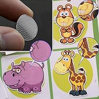 Vista 2 de Puntos autoadhesivos, fuerte adhesivo, 1000 unidades (500 pares) de 0.59 pulgadas de diámetro, monedas de nailon, puntos transparentes de gancho