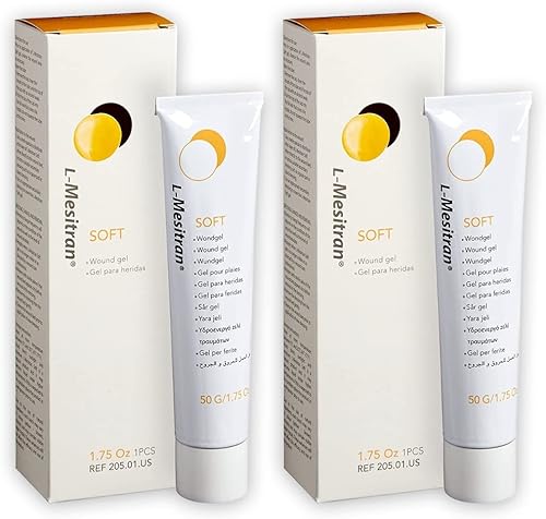 Gel médico de miel para heridas, paquete de 2 pomadas menores, propiedades calmantes para heridas crónicas, agudas, superficiales y posoperatorias,