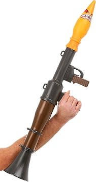 Costume Replica RPG Launcher | 2-Piece Molded Plastic Accessory Standard