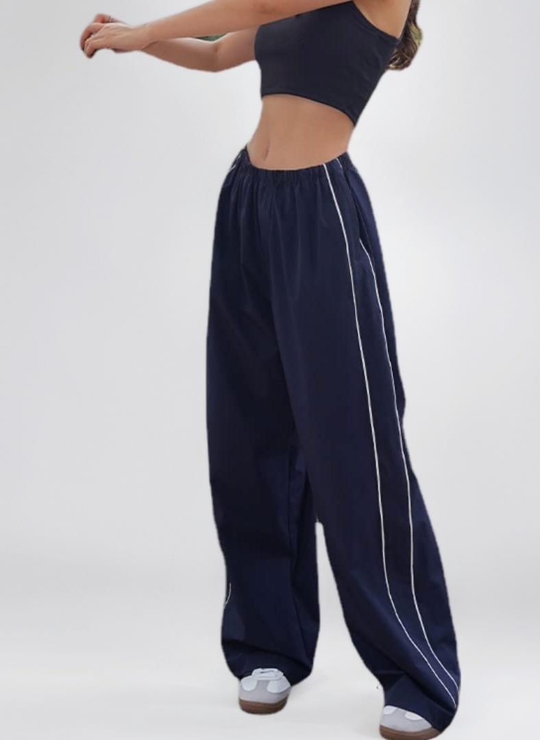 XPONNI Track Pants Women Baggy Y2k Parachute Pants Y2K Clothing