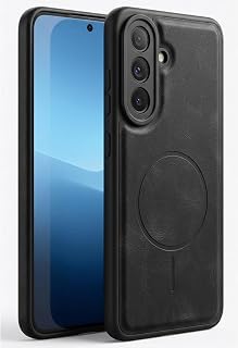 Hupshy PU Leather Hard Back Case for Samsung Galaxy A37 5G | Slim & Shockproof Protective Cover | Anti-Slip Grip, Raised C... Price In India