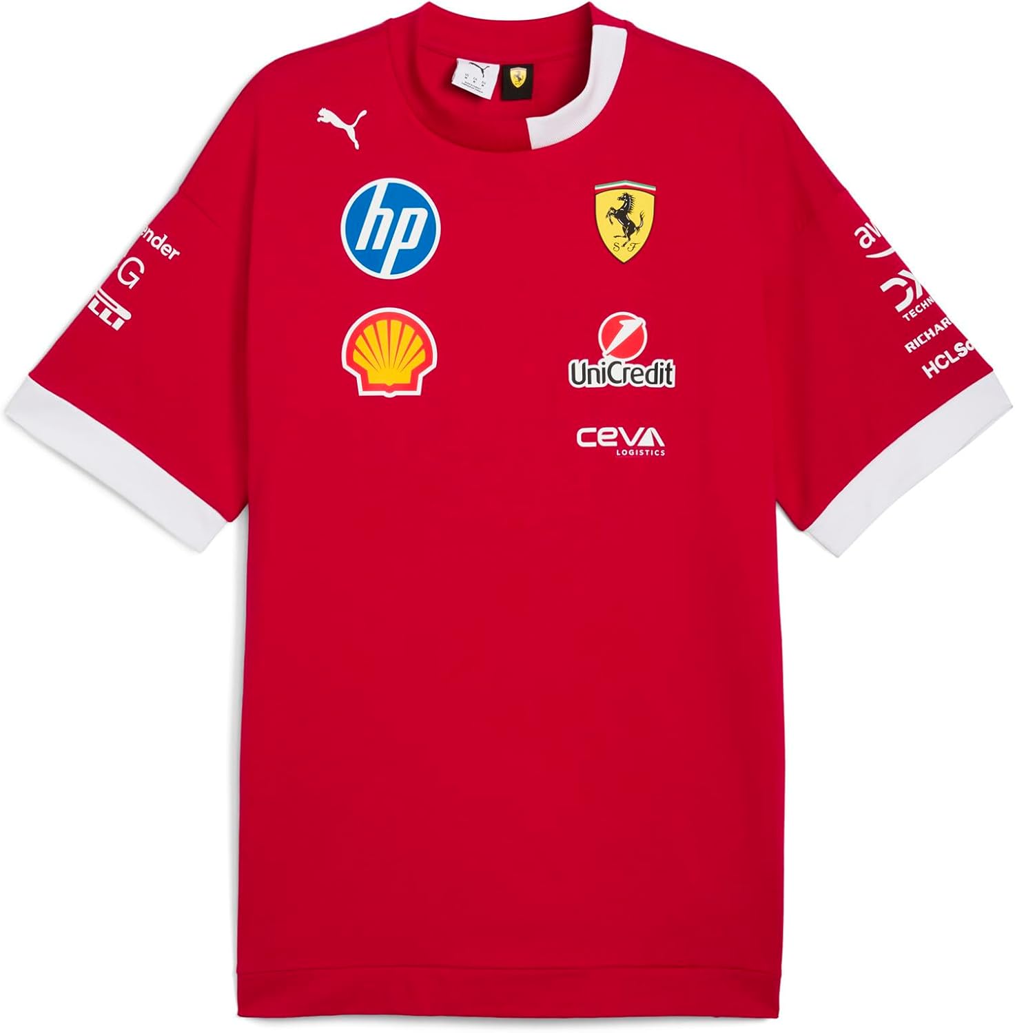 PUMA Scuderia Ferrari F1 2025 Driver's Oversized Tshirt