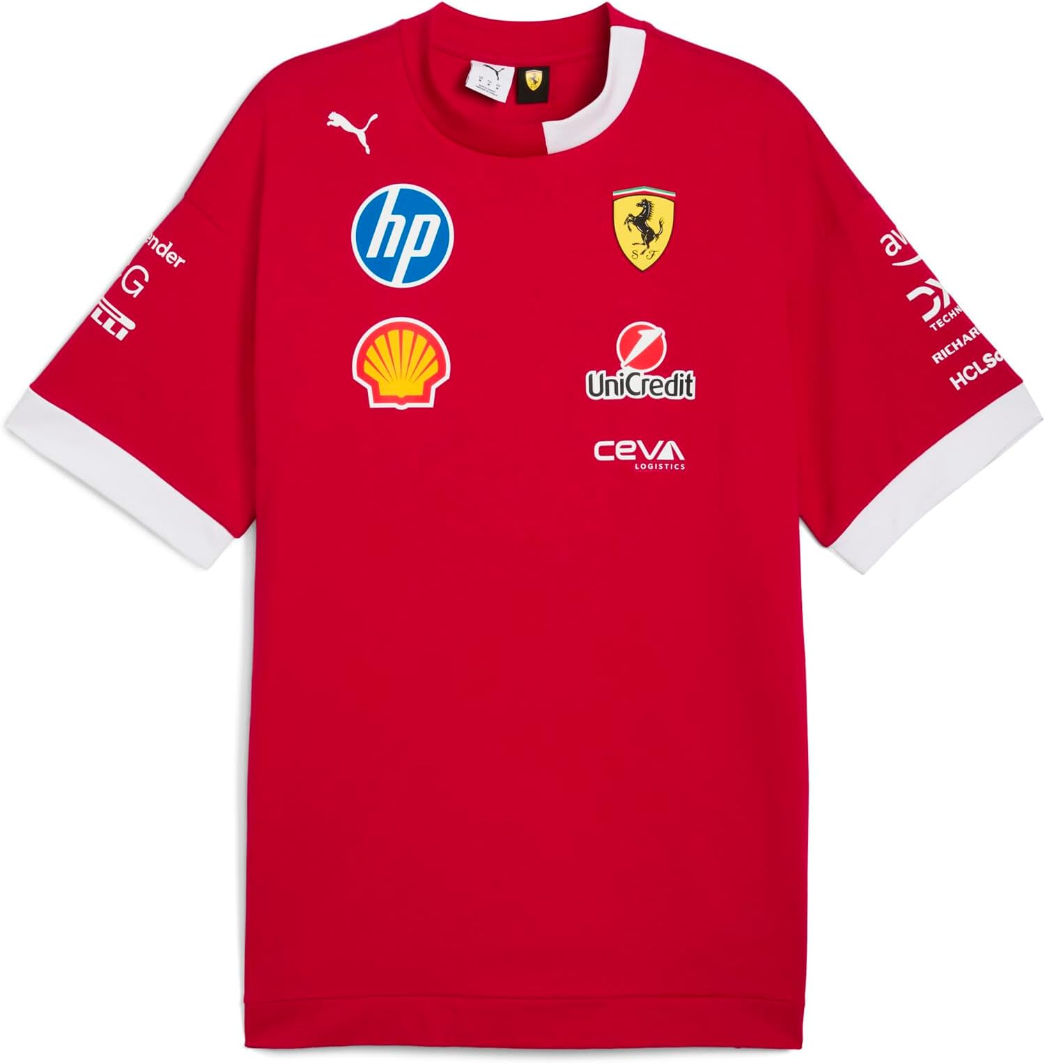 PUMA Scuderia Ferrari F1 2025 Driver's Oversized Tshirt