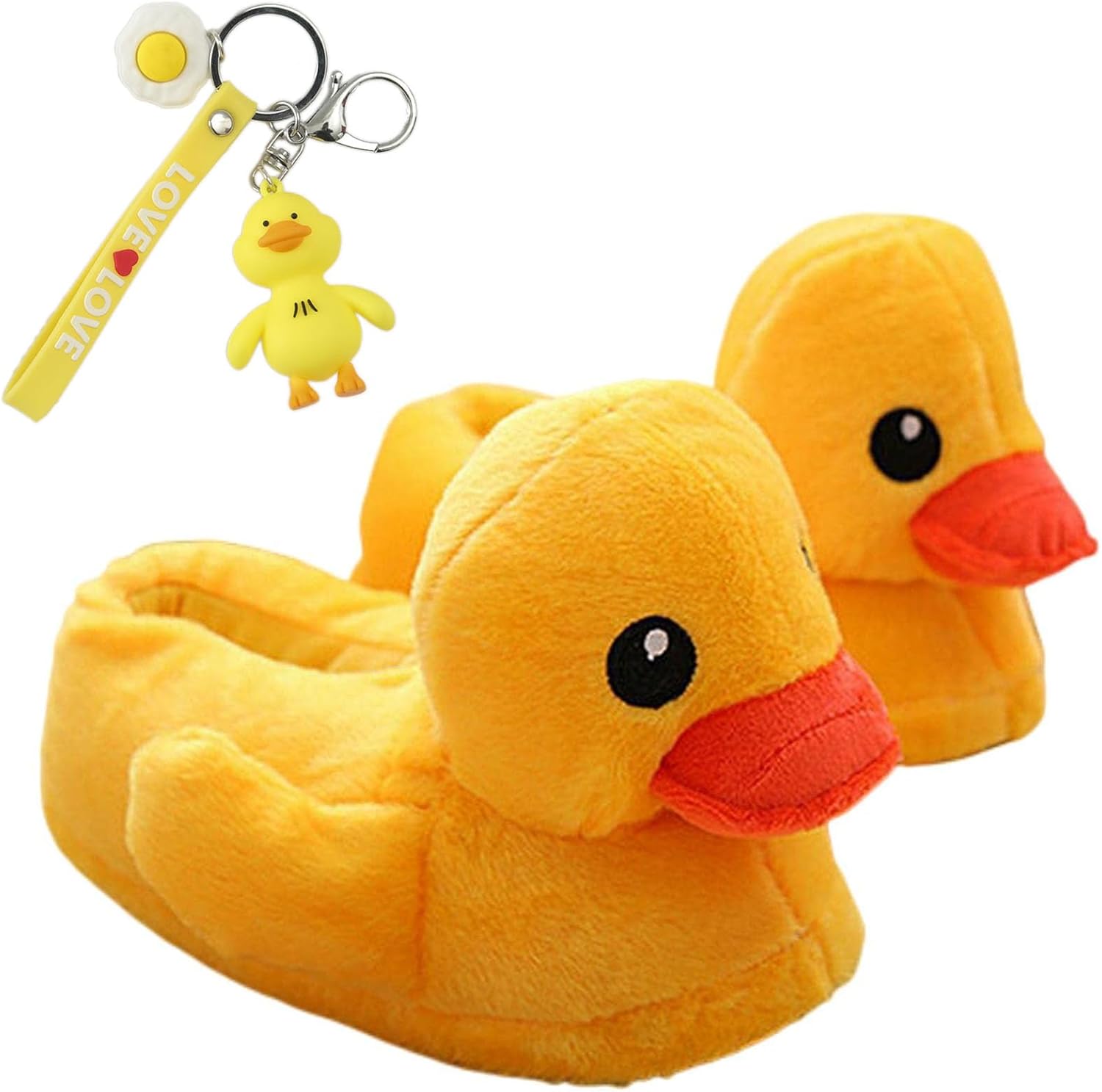 LELEBEAR Duck Slippers for Women, Cartoon Duckie Slipper