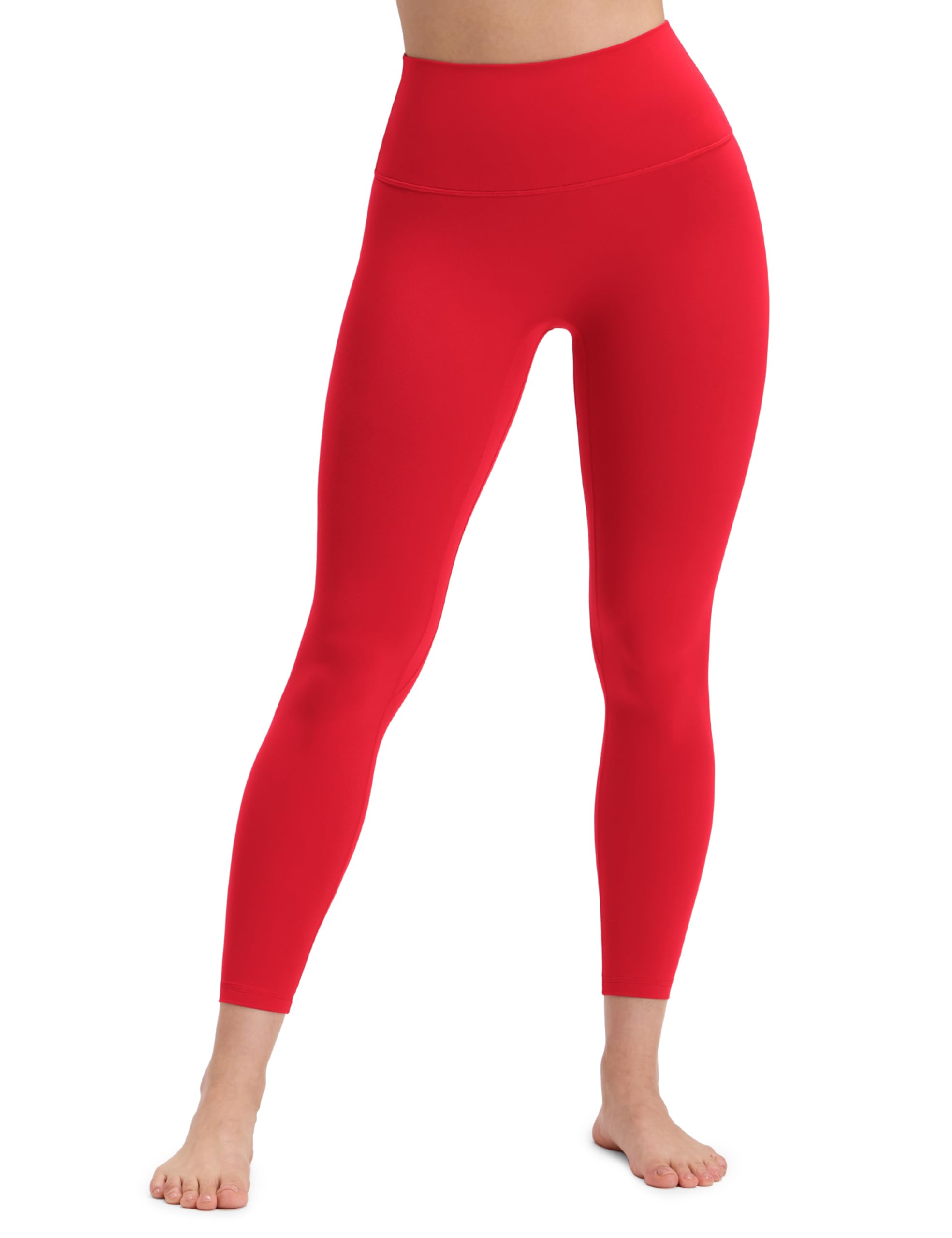 Crz Yoga Women's Aurora Red Butterluxe No Front Seam Yoga Leggings 25" - High Waisted Soft Stretchy Pants For Pilates Workout Lounge 8