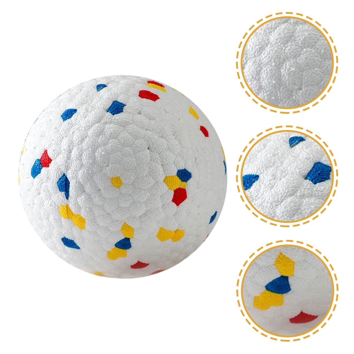 Mipcase 6 Uds Pelota Hinchable Juguetes para Mascotas Juguetes para Perros Pequeños Juguetes para Perros Ejercicio para Mascotas Masticador Juguetes para La Dentición para Cachorros