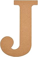 Vista 33 de Plaid Letra de madera sin acabar, 20,3 cm de superficie de madera perfecta para proyectos de bricolaje, manualidades y artes, 63594