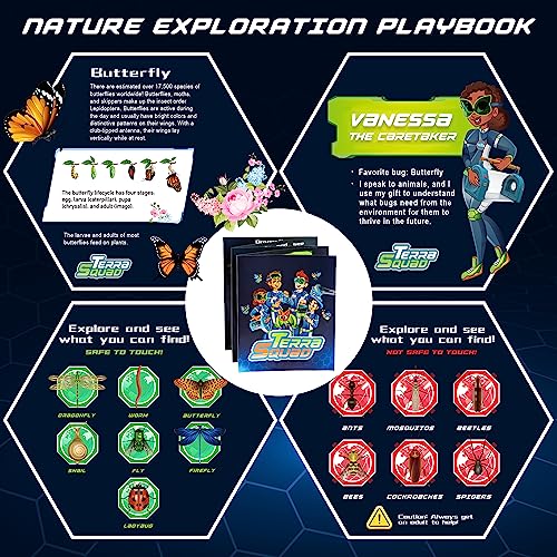 Play-Act Bug Catcher Kit For Kids - Light Up Critter Habitat Box For Indoor/Outdoor Insect Collecting - Includes Bug Tong, Tweezer, Activity Booklet, And Pipette - Gift For Boys And Girls #TOP6