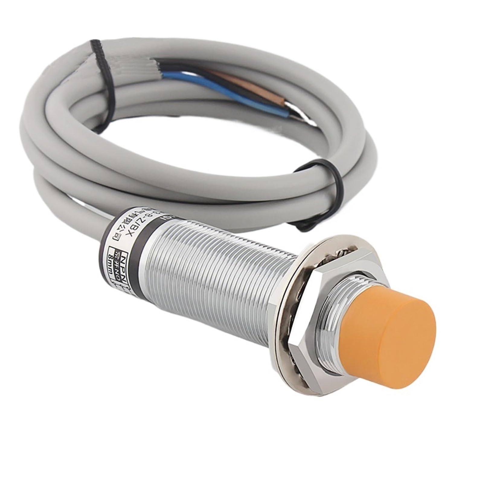 Sensor de proximidad M18 LJ18A3-8-Z/BX detector inductivo NPN NO con cable de 3 hilos para metal