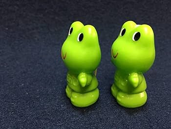 Amazon | 二匹 コルゲンコーワ KOWA KERO ケロちゃん ソフビ指人形