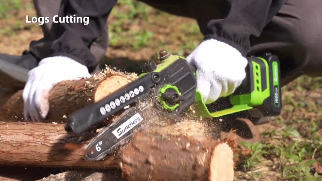 Amazon.com : Mini Chainsaw Cordless, 6 Inch Electric Chainsaw with