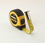 Johnson Level & Tool 1828-0010 Metric/Inch Power Tape, 3m/10', Black/Yellow, 1 Tape