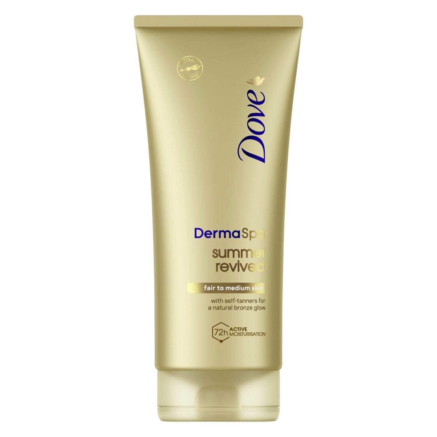 Dove Light to Medium Self Tan Lotion 1 Gradual Tan Lotion For Sun-Kissed Skin Tanning Lotion For All Skin Types 200 ml