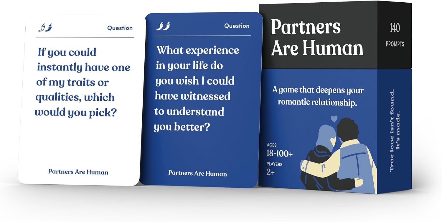 Partners   Conversation Cards for Couples, Bonding Game,140 Cards